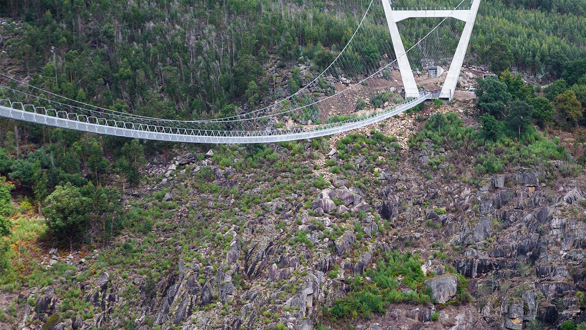 The 1693 foot bridge opened to residents on Thursday and will open to tourists on Monday. 