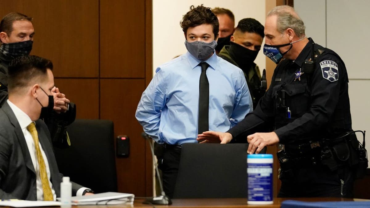 Kyle Rittenhouse appears for an October 2020 extradition hearing in Lake County court in Waukegan, Ill. Kyle Rittenhouse, accused of killing two protesters days after Jacob Blake was shot by police in Kenosha, Wisconsin. (AP Photo/Nam Y. Huh, Pool)