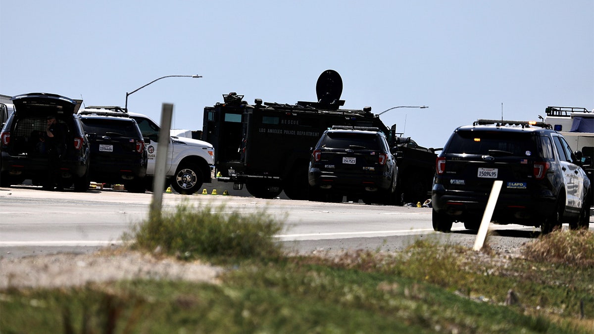 Los Angeles shooting spree suspected mortally wounded