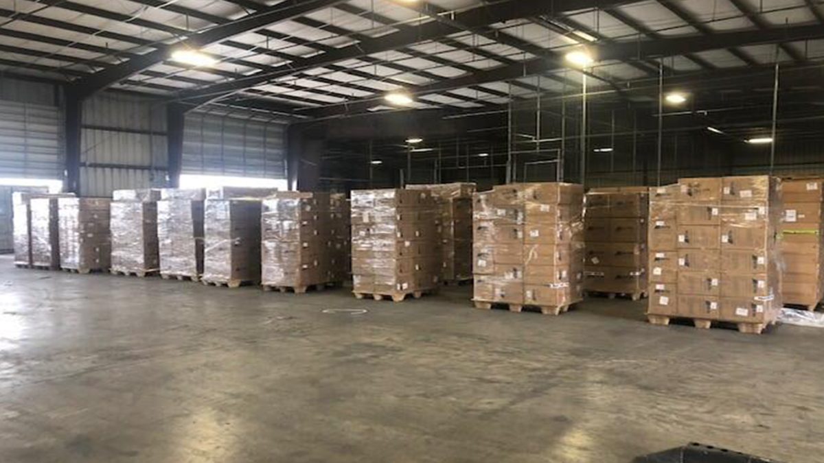 A shipment of counterfeit N95 masks in Houston.