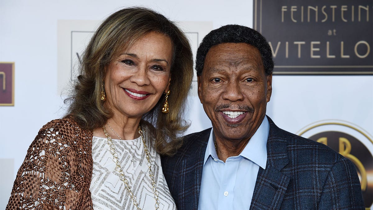 Singer Marilyn McCoo (L) and musician Billy Davis Jr. arrive at the debut of the Southern California location of Michael Feinstein's new supper club Feinstein's at Vitello's on June 13, 2019, in Studio City, California.