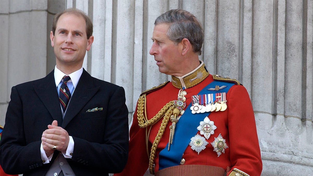 Prince Charles and Prince Edward