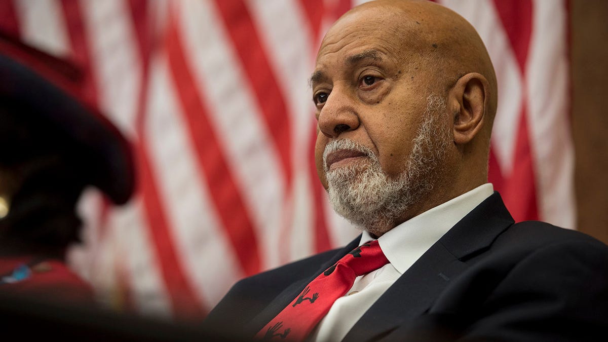 UNITED STATES - May 23: Rep. Alcee Hastings, D-Fla., listens to students speak about their experiences with gun violence during the The Gun Violence Prevention Task Force panel Wednesday afternoon May 23, 2018. (Photo by Sarah Silbiger/CQ Roll Call)