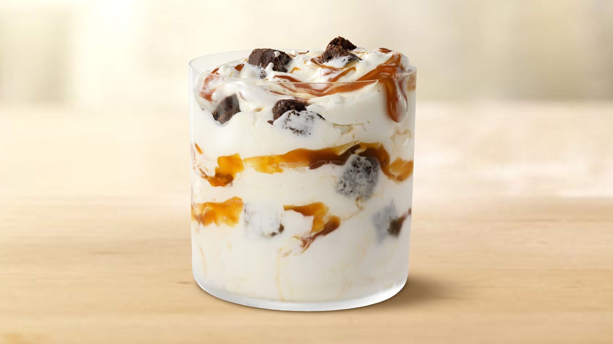 McDonald's Caramel Brownie McFlurry