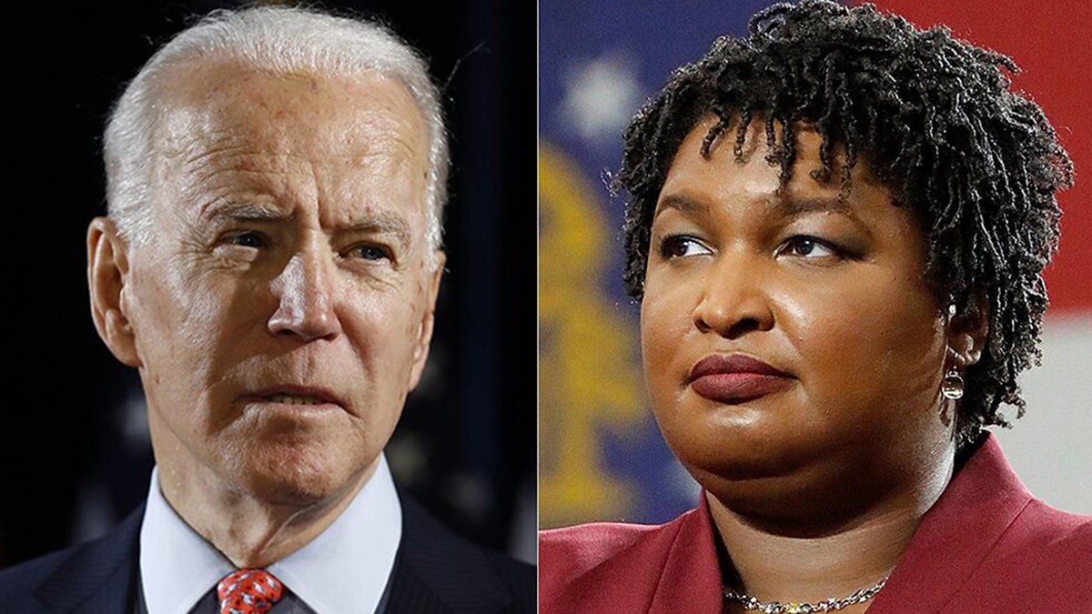 Biden and Stacey Abrams