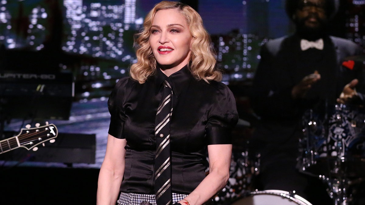 Madonna took to the streets to protest gun and police violence.