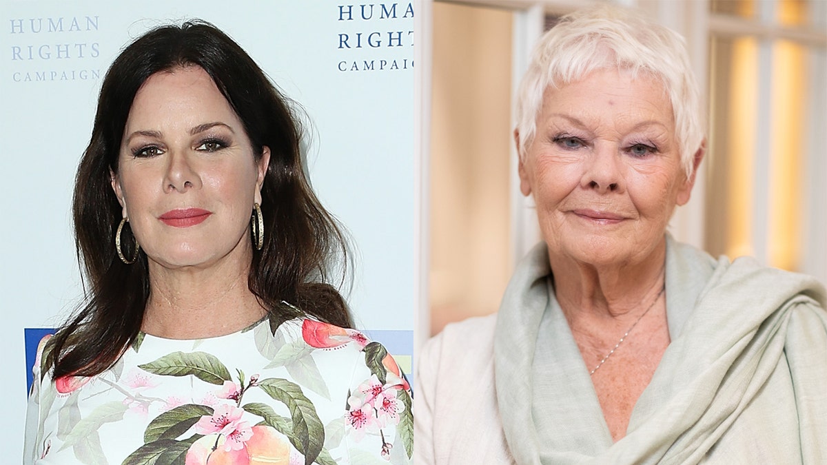Marcia Gay Harden, left, implied that Judi Dench was unhappy with she lost out at the Oscars in 2001.