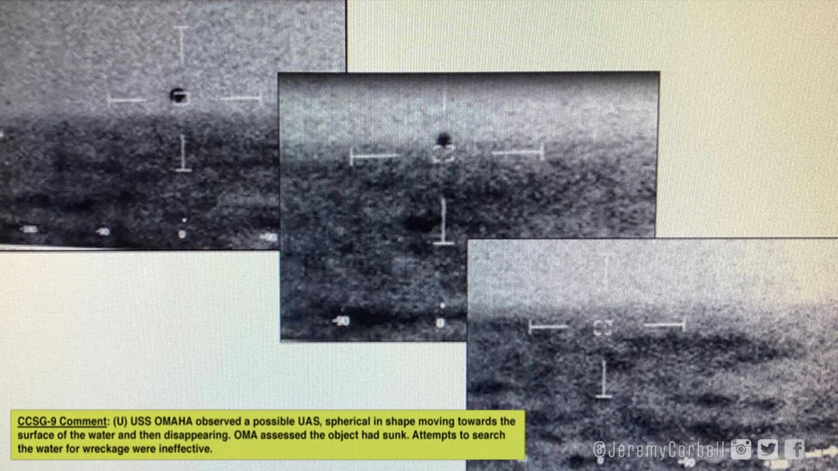 A UAP (unidentified anomalous phenomenon) was filmed from the USS Omaha off the coast of San Diego in July 2019.