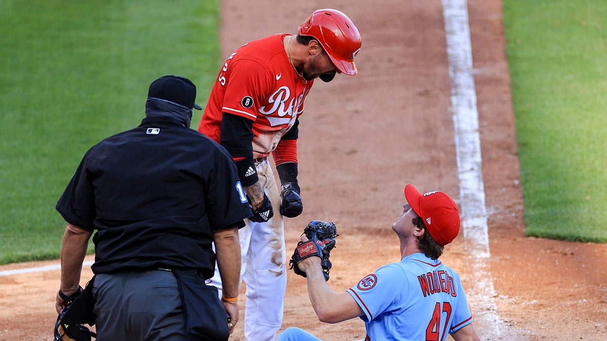 Cardinals, Reds clear benches after Nick Castellanos taunts pitcher -  Sports Illustrated