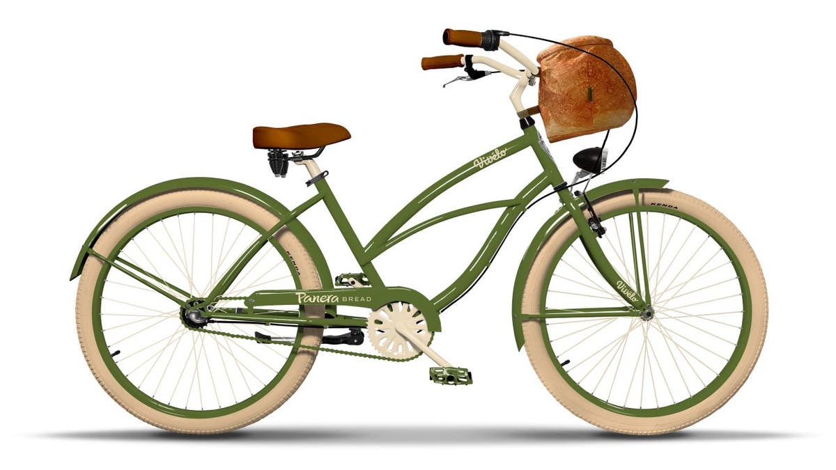 Panera wants to help people burn off some carbs and save the planet with a limited-edition Bread Bowl Bike. (Panera Bread)
