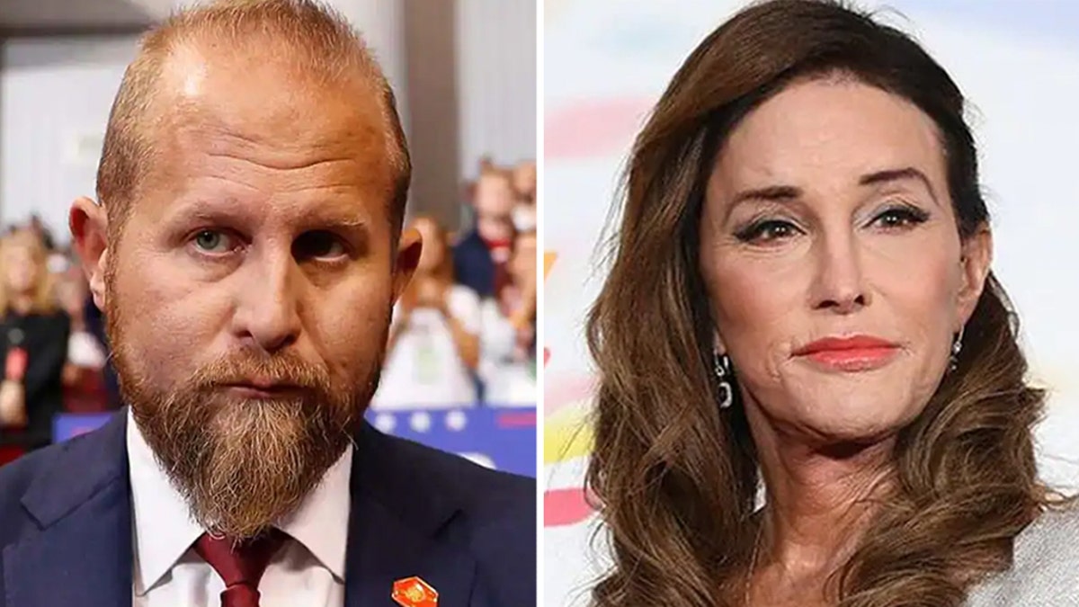 Donald Trump's former campaign manager Brad Parscale and Caitlyn Jenner.
