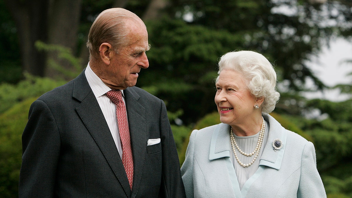 Queen Elizabeth II and Prince Philip, The Duke of Edinburgh re-visit Broadlands, to mark their Diamond Wedding Anniversary on November 20, 2007.