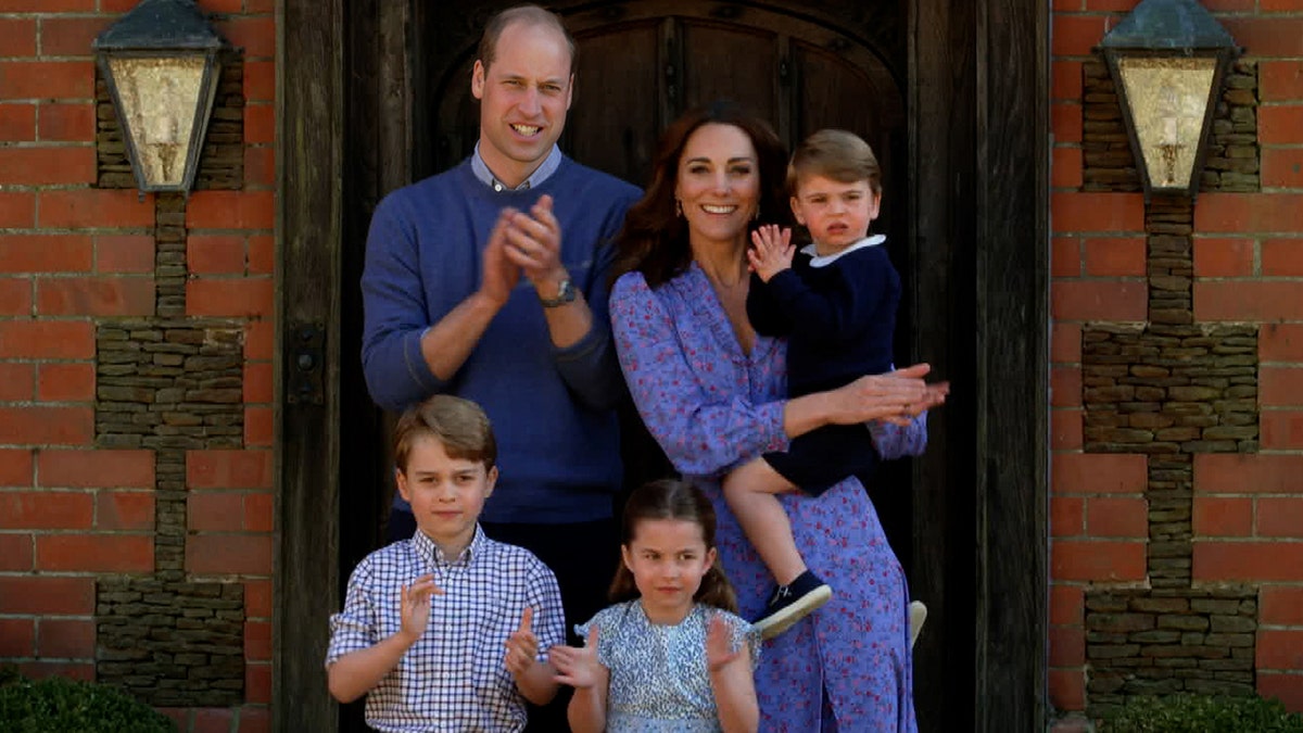 In celebration of their 10th wedding anniversary, Kate Middleton and Prince William shared a short video featuring footage of themselves playing with their three children. (Photo by Comic Relief/BBC Children in Need/Comic Relief via Getty Images)