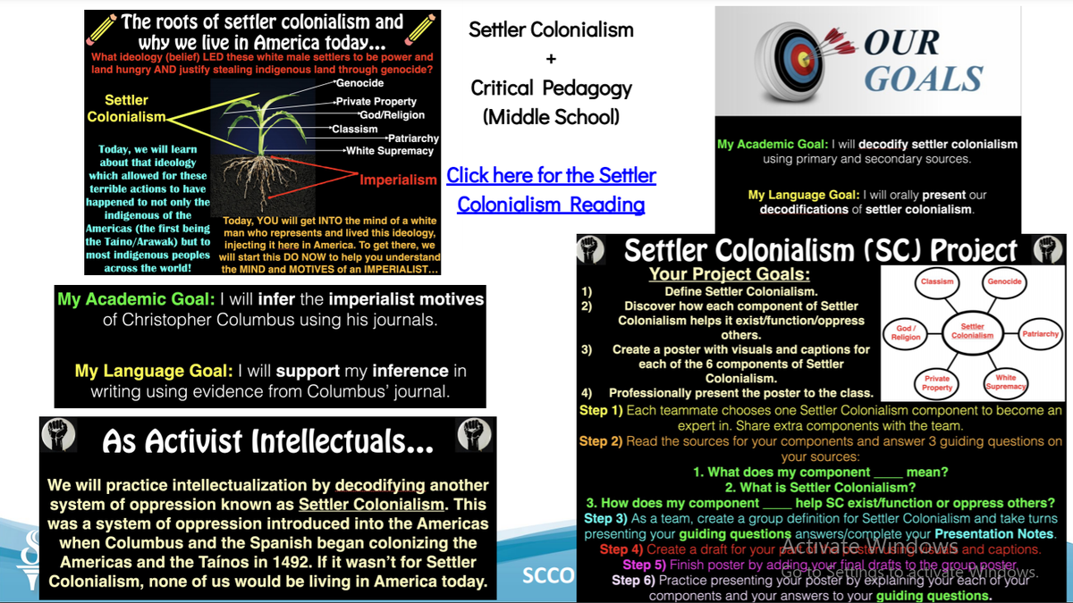 SCCOE slideshow (Credit: Alliance for Constructive Ethnic Studies)