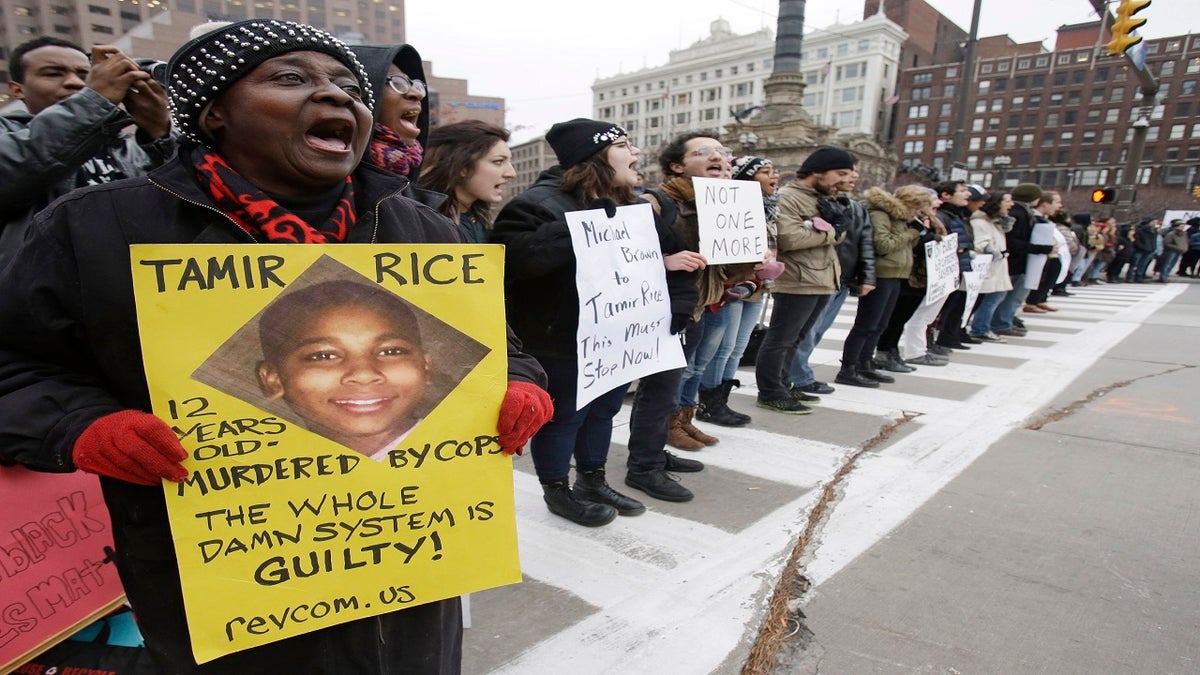 Tamir Rice demonstrators