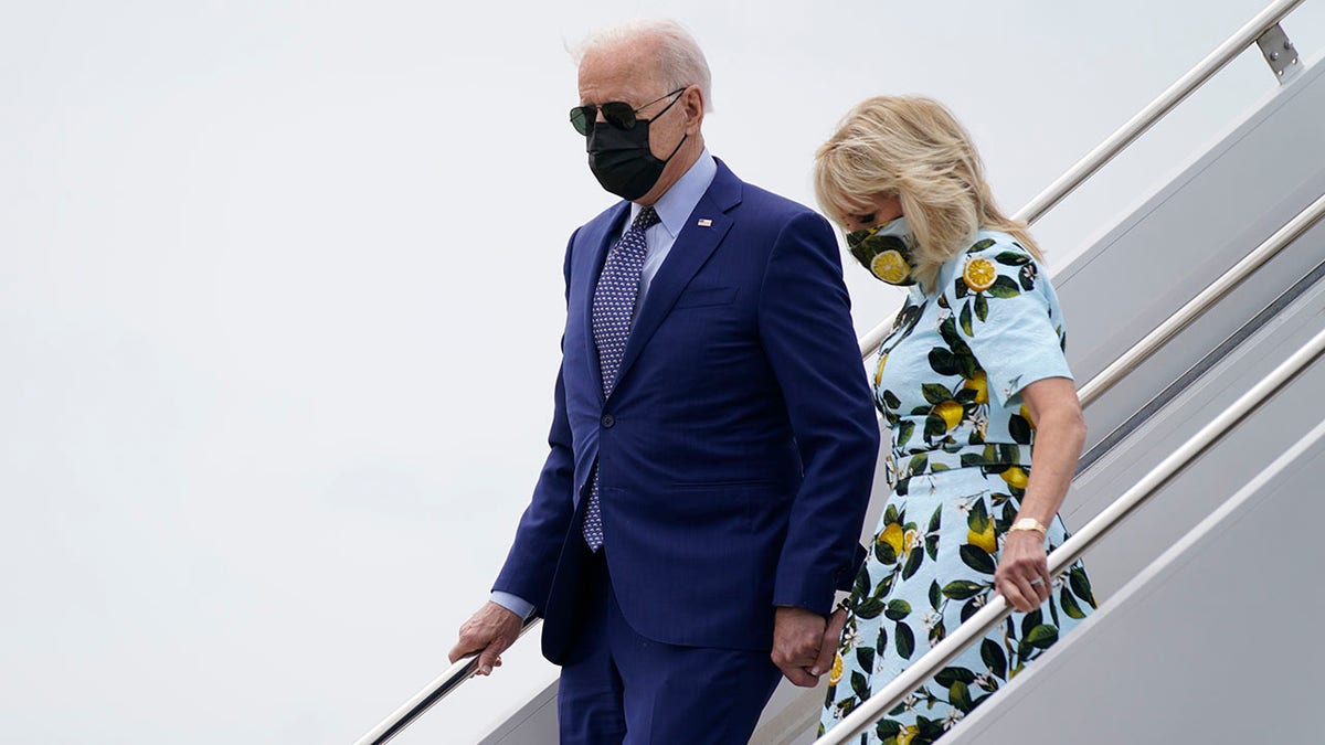 President Joe Biden and first lady Jill Biden