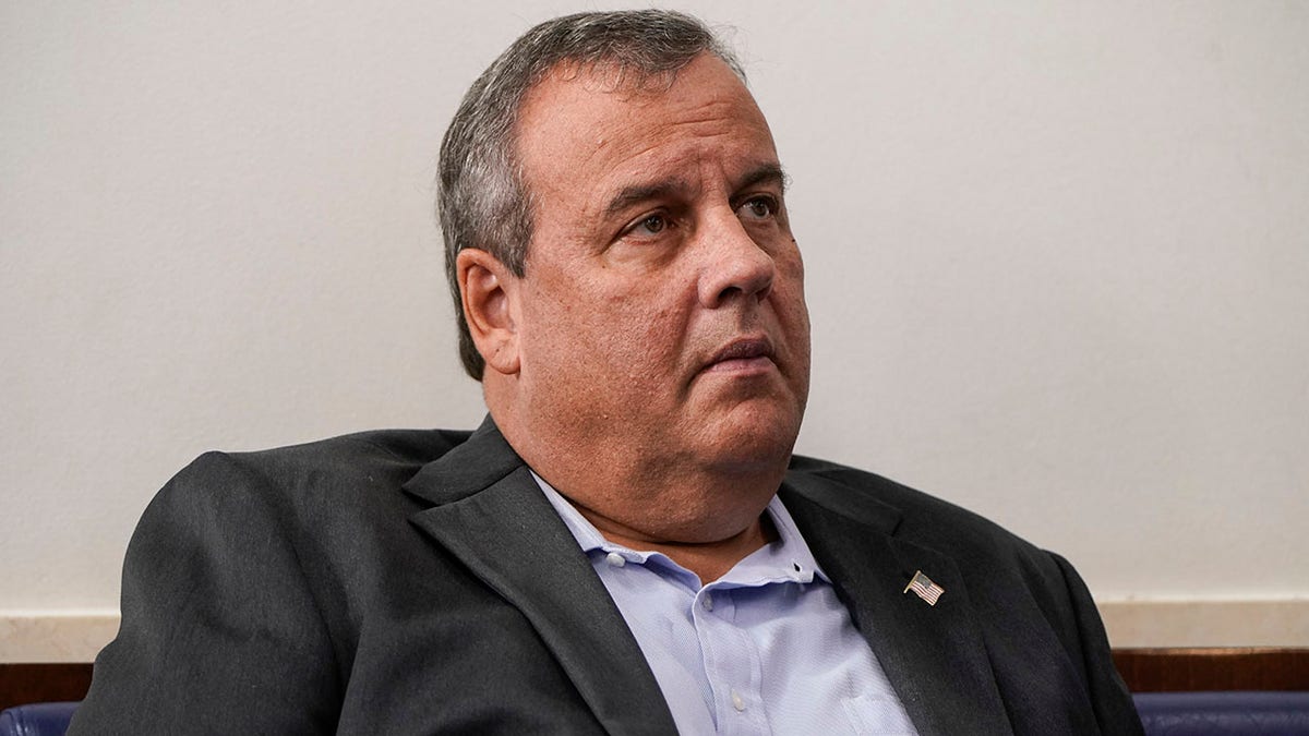 WASHINGTON, DC - SEPTEMBER 27, 2020: Former New Jersey Governor Chris Christie listens as then-President Donald Trump speaks during a news conference in the Briefing Room of the White House on September 27, 2020 in Washington, DC. (Photo by Joshua Roberts/Getty Images)