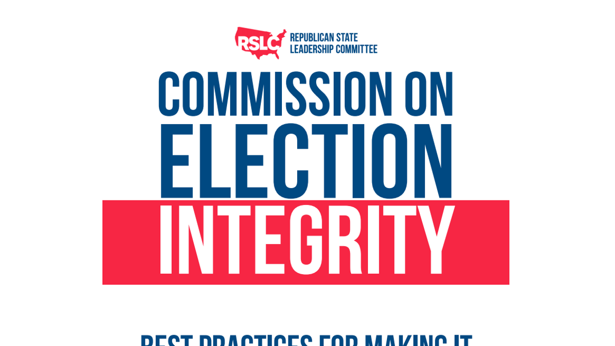 A new report from the Republican State Leadership Committee’s (RSLC) Commission on Election Integrity, released Tuesday, showcases what the RSLC says are legislative statues from states across the nation "that make it easier to vote and harder to cheat."