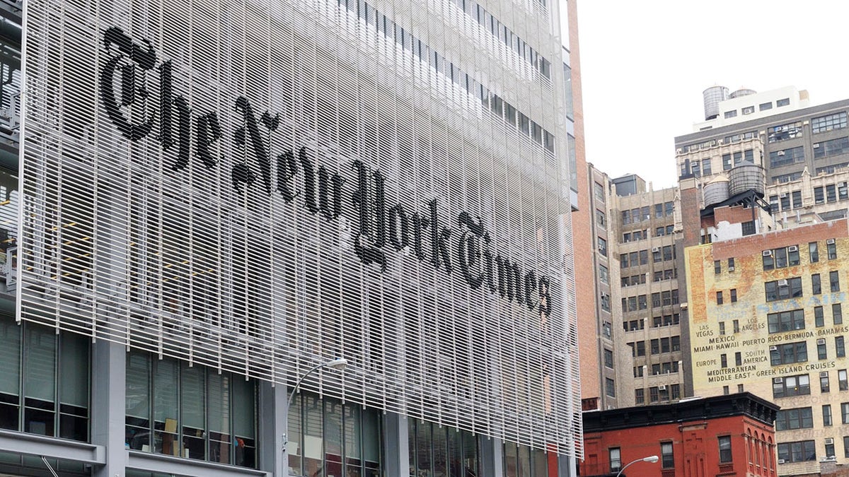 A large billboard has been set up outside The New York Times’ New York City headquarters that accuses the liberal paper of "burying" news of attacks on Jewish people.?