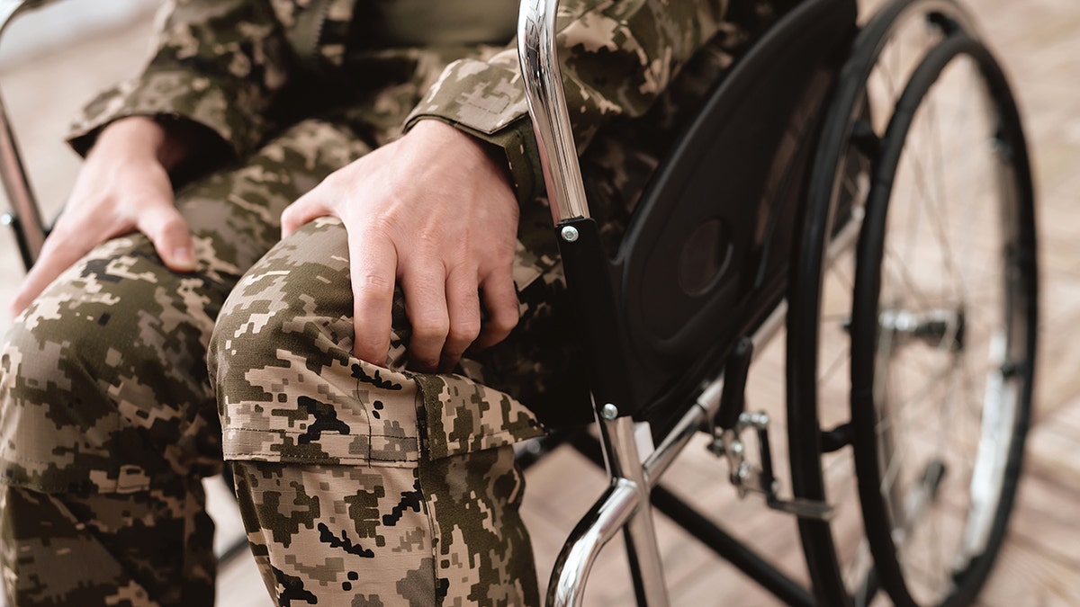 A US Army veteran in a wheelchair is shown in this image. Scores of veterans, first responders, and many others across our nation are helped through the good work of veteran-owned business Got Your Six Coffee Co. (File)