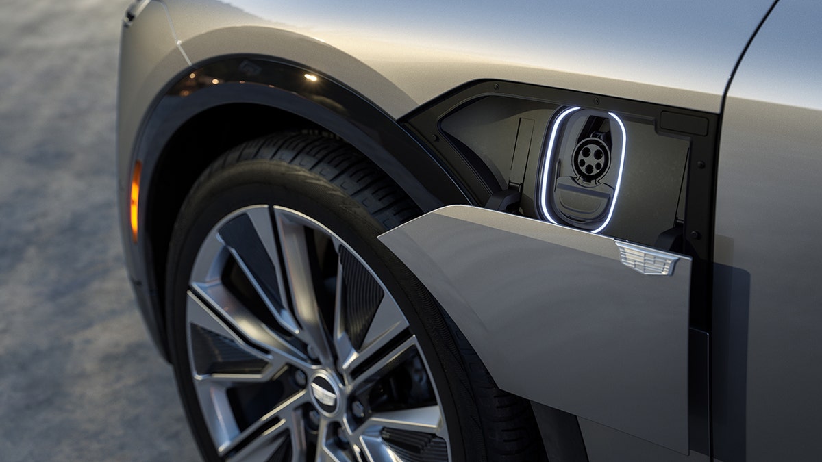The Cadillac Lyriq can be recharged with 195 miles of electricity in 30 minutes.