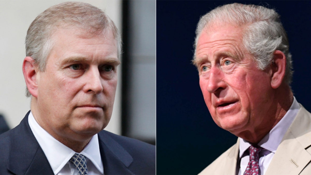 Prince Andre and Prince Charles side by side