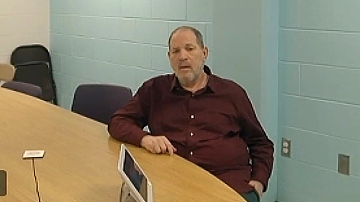 In this image taken from court video, Harvey Weinstein attends a hearing from Wende Correctional Facility, a maximum security prison, near Buffalo, N.Y., Friday, April 30, 2021. A lawyer for Weinstein on Friday indicated he will continue to challenge the imprisoned movie producer's transfer to California to face rape and sexual assault charges.