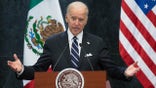 MEXICO CITY, MEXICO -  FEBRUARY 25: U.S. Vice President Joe Biden and Mexican President Enrique Pena Nieto (not seen) hold a press conference at Los Pinos presidential residence, in Mexico City, Mexico on February 25, 2016.  (Photo by Daniel Cardenas/Anadolu Agency/Getty Images)