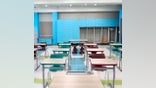 A classroom inside Andrew Hamilton Public School in Philadelphia. Leaked documents show students are learning about George Floyd and about a “Pyramid of Hate.”
