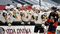 Golden Knights top Ducks to move into tie atop West Division