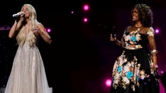 ACM Awards nominee Carrie Underwood stuns viewers with gospel medley performance alongside CeCe Winans