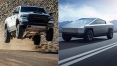 Tesla spotted testing Ram 1500 TRX high performance pickup at California factory