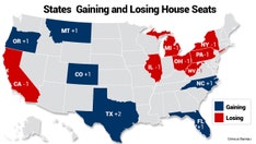 Census sweepstakes: Texas to gain 2 House seats while New York and California among the losers