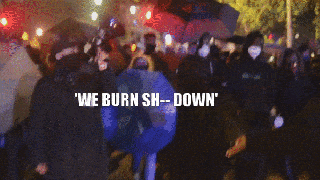 'Burn the precinct to the ground': Anti-police protesters take to streets in Washington DC