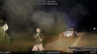 Police release harrowing video of Georgia suspect firing AK-47 rifle at officers during chase