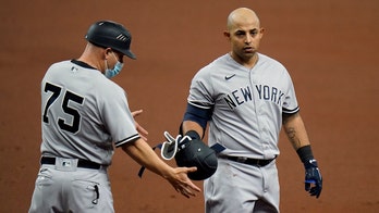 Odor snaps late tie with 1st hit as Yankee, NY tops Rays 8-4