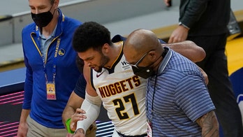 Nuggets' Jamal Murray suffers scary knee injury at end of game vs. Warriors