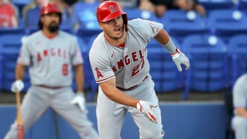Angels win 7-5 in home opener for Florida-based Blue Jays