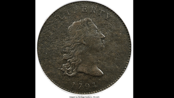 Prototype of first US dollar coin may sell for $500,000 at auction