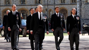 Princes Harry and William reunite at Prince Philip's funeral for first time amid rift, separated in procession