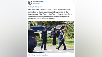 Oregonian newspaper ripped for identifying police shooting victim as White 'in light of social unrest'