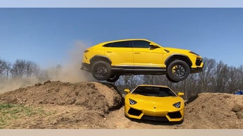 YouTuber jumps Lamborghini over Lamborghini
