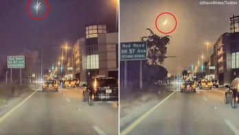 Meteor blazes across South Florida skies