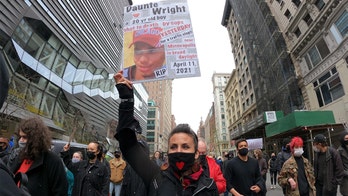 Daunte Wright BLM New York City protesters block streets