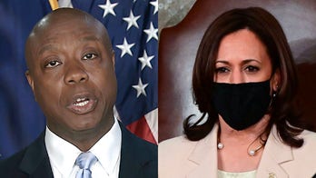 Kamala Harris reacts to Tim Scott speech, remarks on racism in America