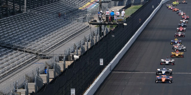 The postponed 2020 Indy 500 was held without fans on Aug. 23