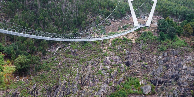 The 1693 foot bridge opened to residents on Thursday and will open to tourists on Monday. 