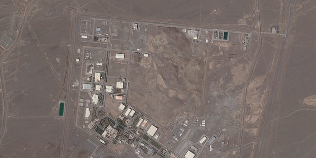 This satellite photo provided from Planet Labs Inc. shows Iran's Natanz nuclear facility on April 14, 2021.