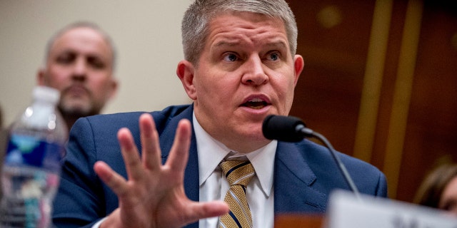 Giffords Law Center Senior Policy Advisor David Chipman speaks at a House Judiciary Committee hearing on assault weapons on Capitol Hill in Washington. (AP Photo/Andrew Harnik, File)