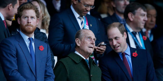 Le prince Philip (au centre) est décédé le 9 avril à 99 ans.